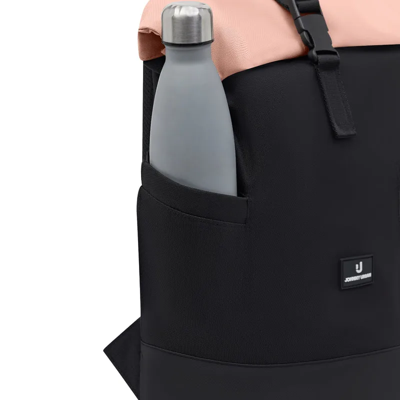 Johnny Urban Luca Small - Rolltop Backpack 36 cm (black-rose)