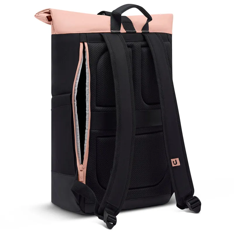 Johnny Urban Luca Medium - Rolltop Backpack 42 cm (black-rose)