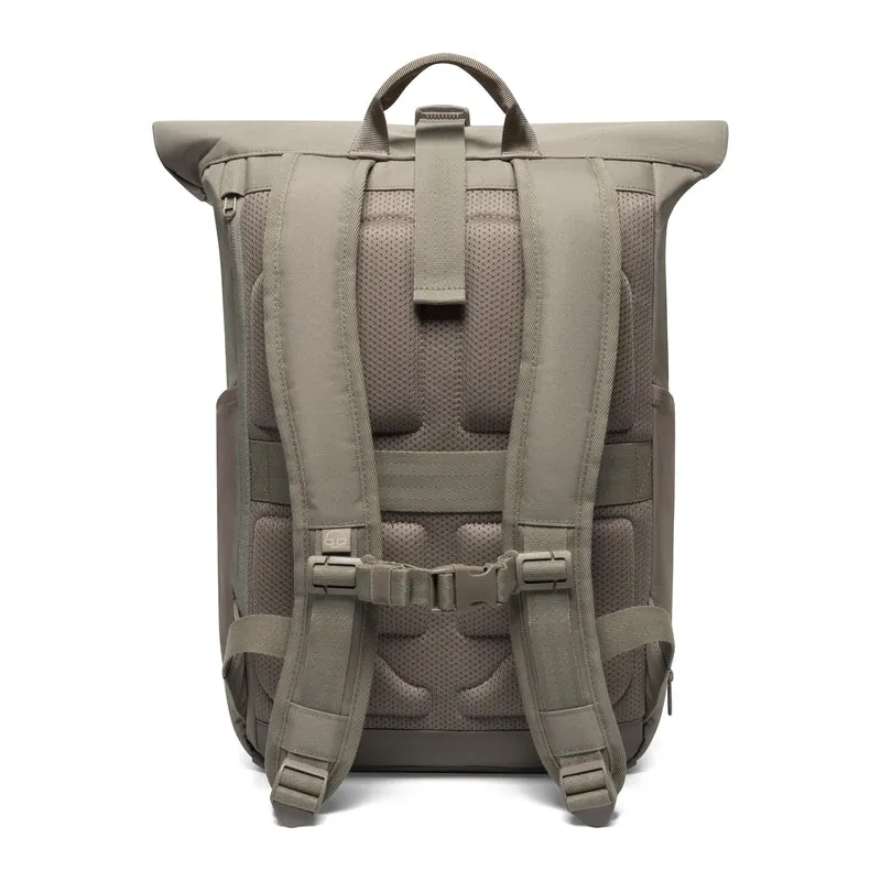 Johnny Urban Allen Medium - Rolltop Backpack 40 cm (desert grey)