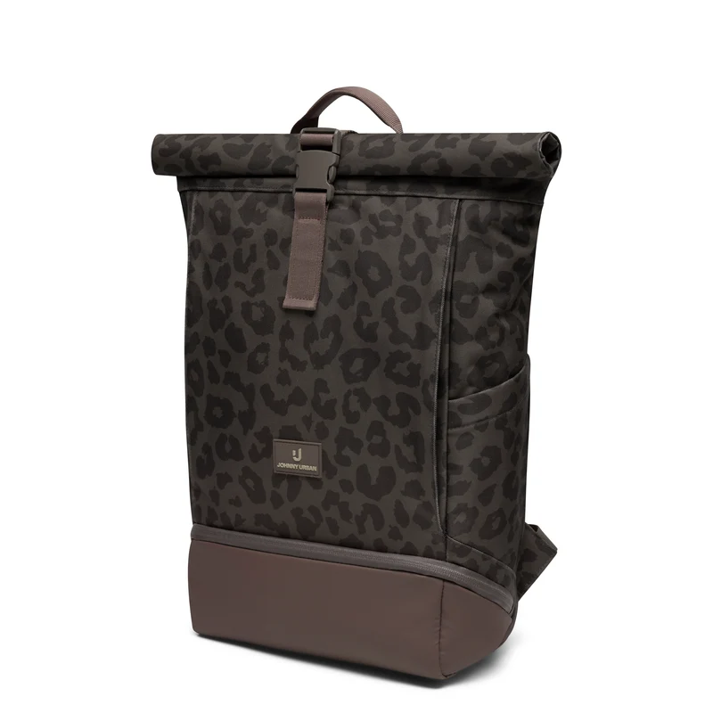 Johnny Urban Allen Medium - Rolltop Backpack 40 cm (brown leo)