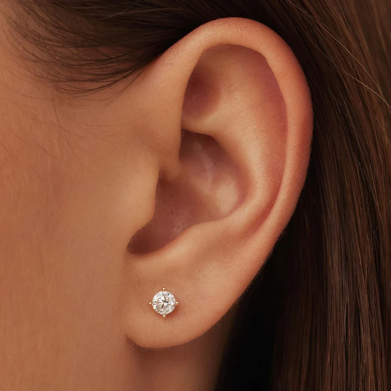Isabel Bernard La Concorde Lourdes 14 Karat | Roségold Ohrstecker IB360208