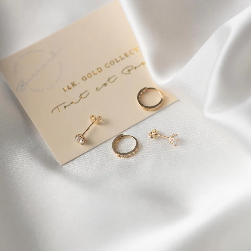 Isabel Bernard Le Marais Lourdes 14 Karat | Gold Ohrstecker IB360199