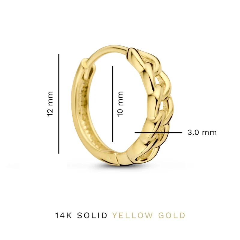Isabel Bernard Le Marais Regine 14 Karat | Gold Reif-Ohrringe IB360219