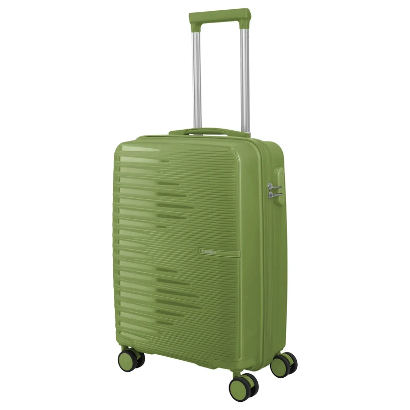 Travelite Pacific - 4-Rollen-Kabinentrolley 55 cm (olive)