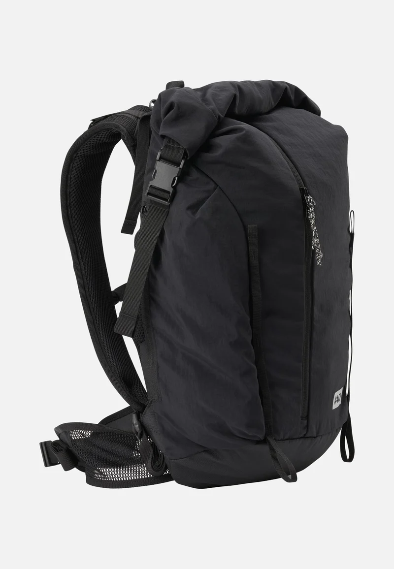 Active Pack Black - Rolltop Rucksack