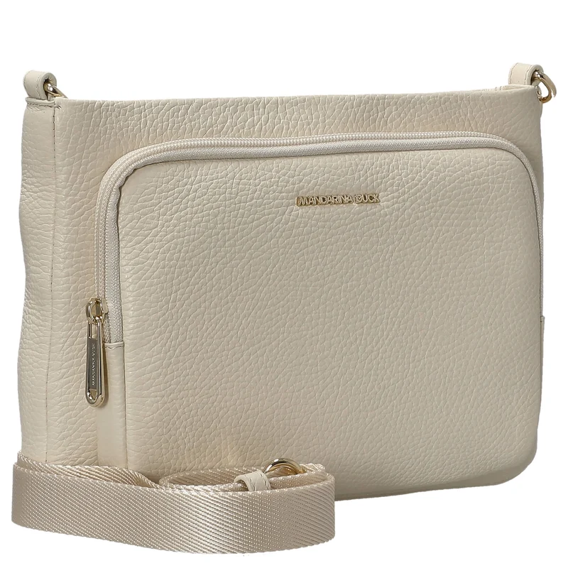 Mandarina Duck Mellow Leather - Umhängetasche 23 cm (almond)