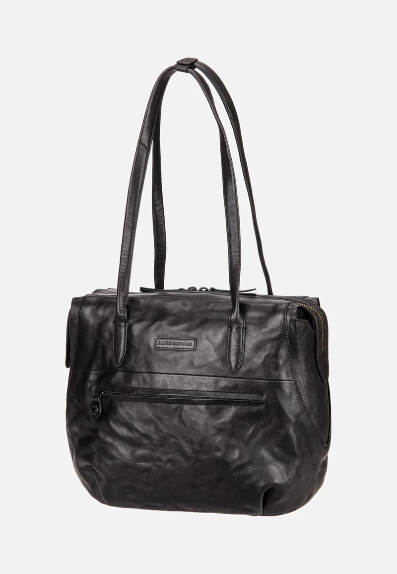 Mrs. Florentine Black Smoke - Schultertasche