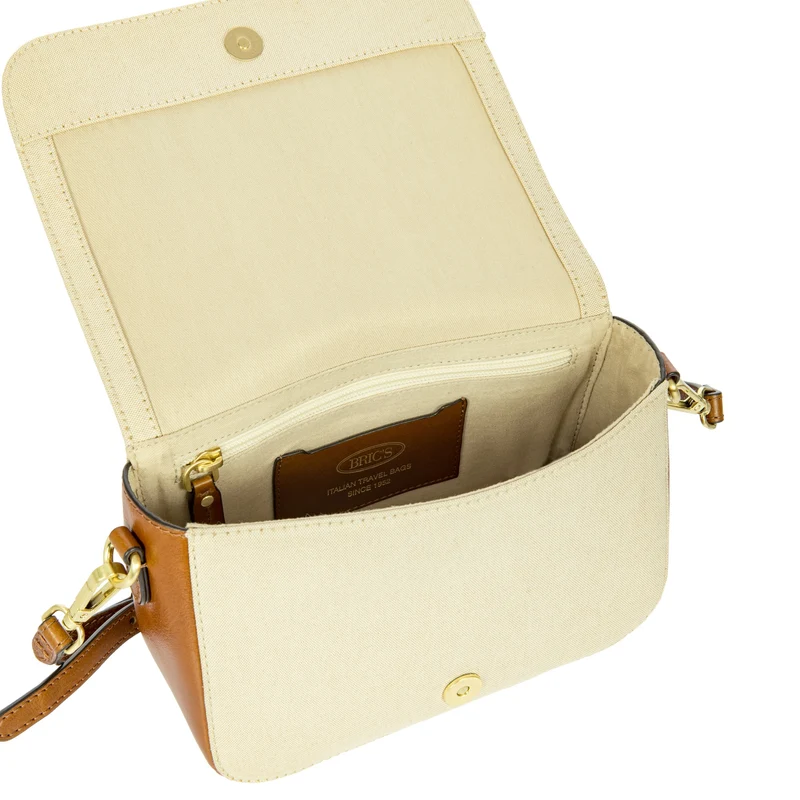 Brics Volterra Trama - Umhängetasche 23 cm (cappuccino)