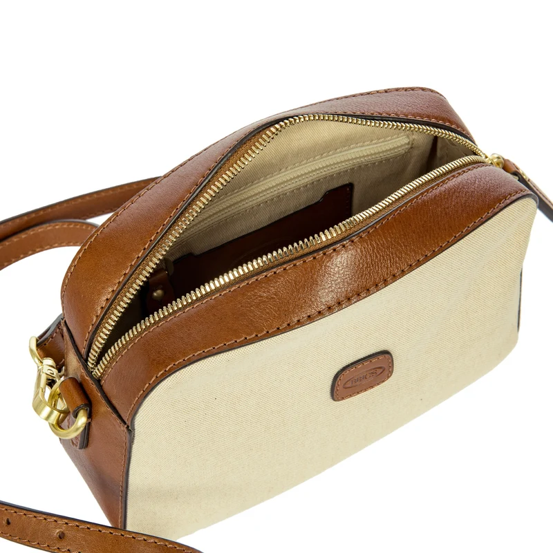 Brics Volterra Trama - Umhängetasche 21 cm (cappuccino)