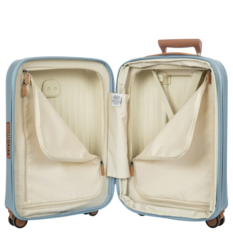 Brics Taormina - 4-Rollen-Kabinentrolley S 55 cm erw. USB (sky)