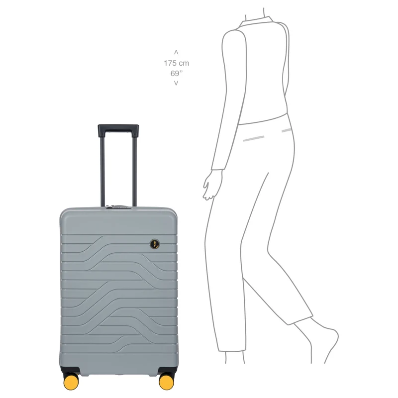 Brics Ulisse - 4-Rollen-Trolley 70 cm erw.