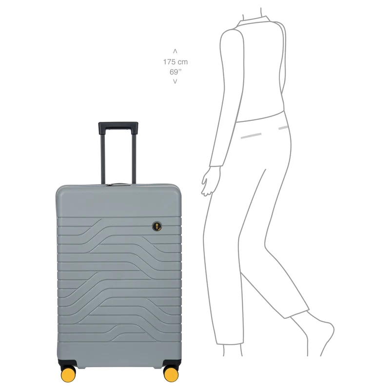 Brics Ulisse - 4-Rollen-Trolley 79 cm erw.