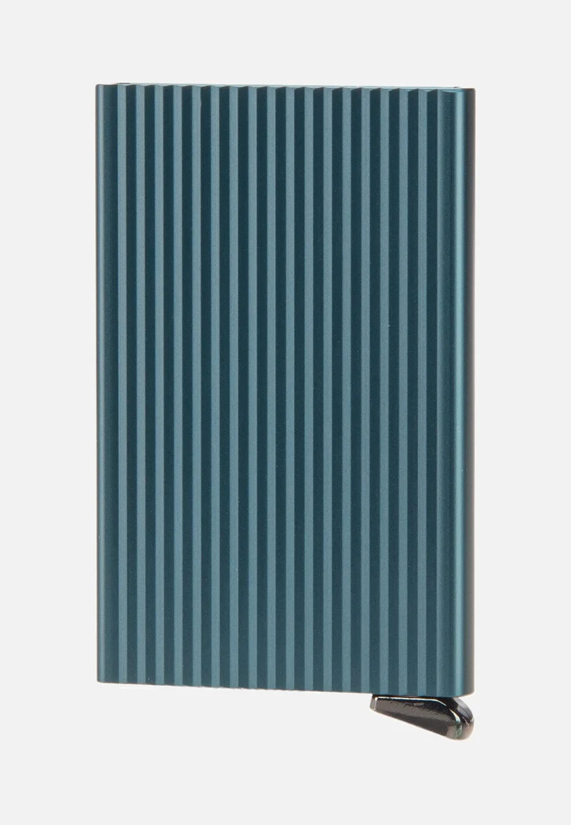 Cardprotector Fluted Teal+ - Kartenetui