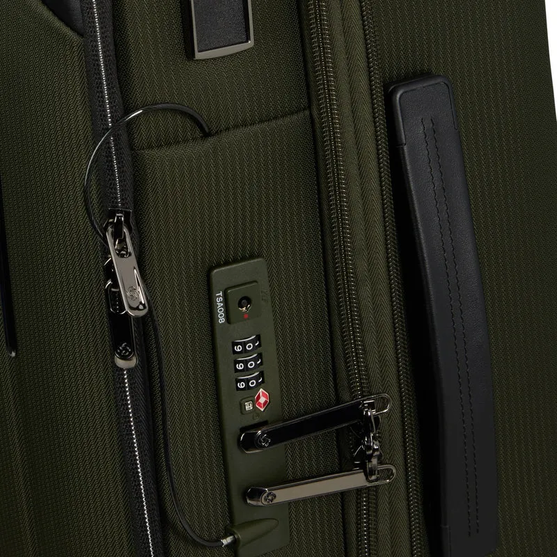 Samsonite Splendix - 4-Rollen-Kabinentrolley S 55 cm erw. (grün/schwarz)