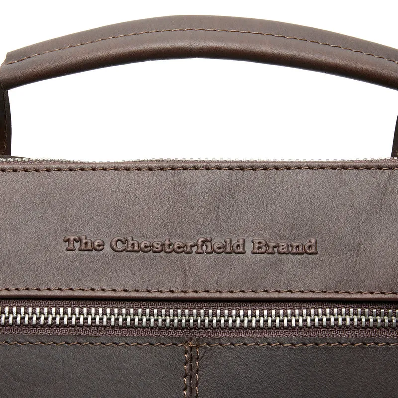 The Chesterfield Brand Wax Pull Up Harare Brown Backpack C58.033101