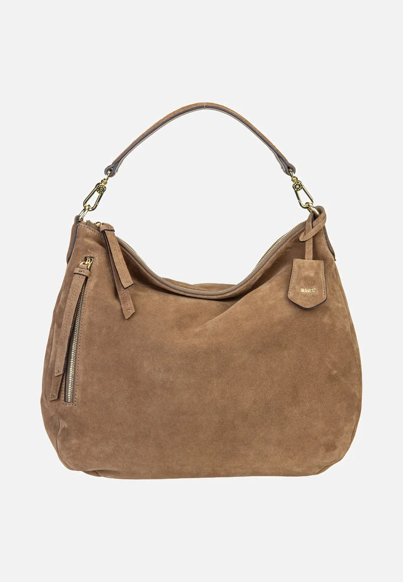 Juna Big Suede Khaki - Hobo Bag