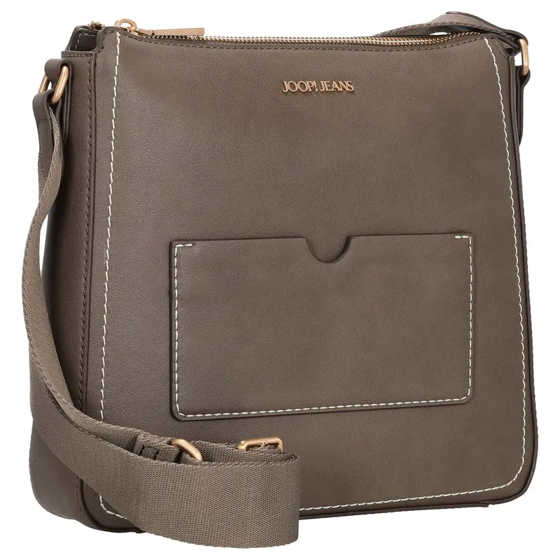Joop Jeans Women Solido Jasmina - Schultertasche M 27 cm (falcon)