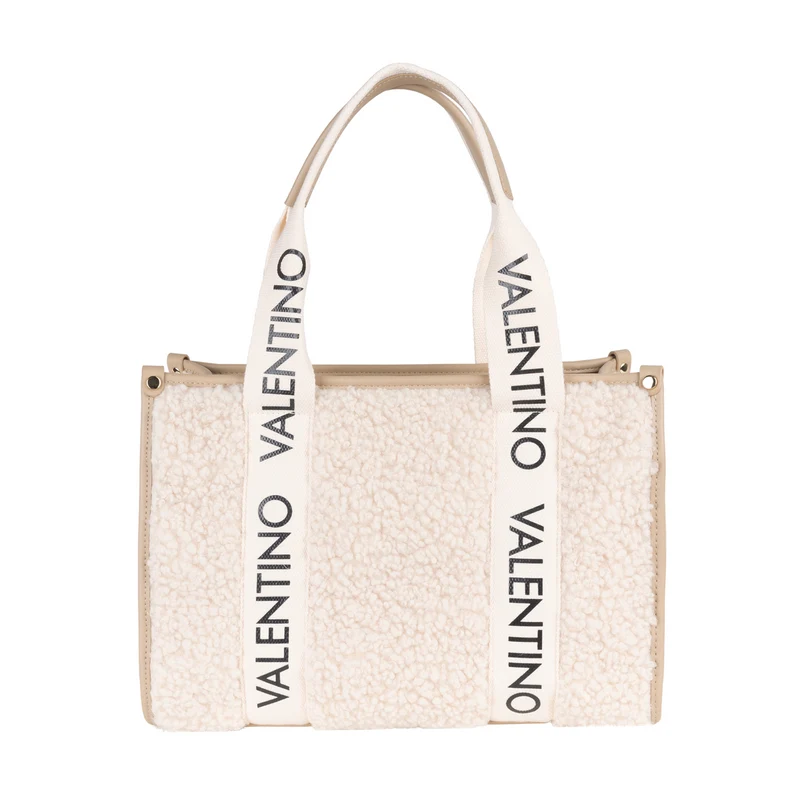 Valentino Bags Special Camy Taupe Shopper VBS7L301TAUPE