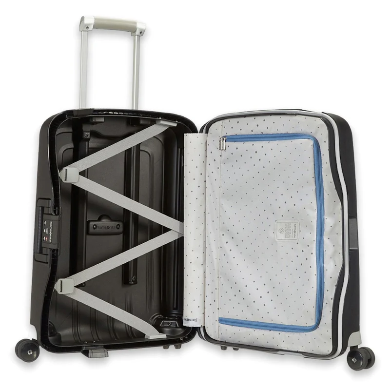 Samsonite S Cure Spinner - 4-Rollen-Kabinentrolley S 55 cm (black)