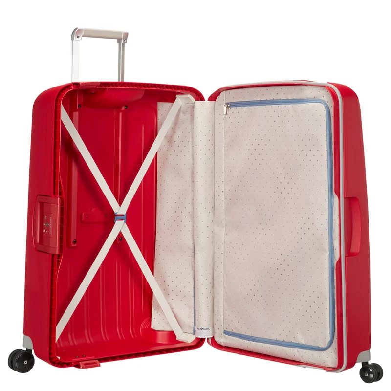 Samsonite S Cure Spinner - 4-Rollen-Trolley L 75 cm (crimson red)