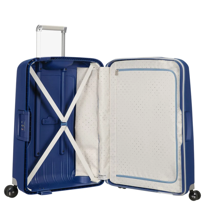 Samsonite S Cure Spinner - 4-Rollen-Trolley L 75 cm (dark blue)
