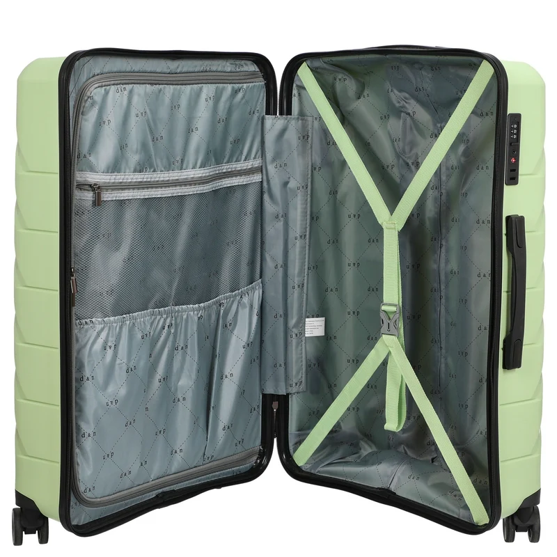 D&N Travel Line 4100 - 4-Rollen-Trolley L 74 cm (lime green)
