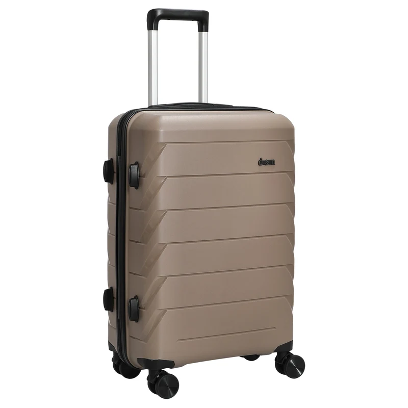 D&N Travel Line 4100 - 4-Rollen-Trolley M 64 cm (taupe)