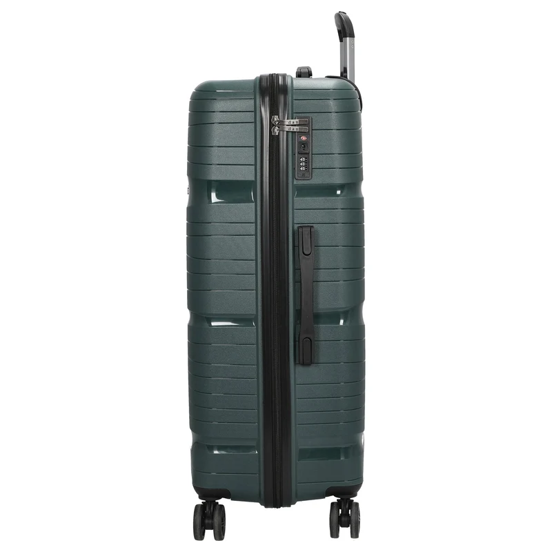 D&N Travel Line 4300 - 4-Rollen-Trolley L 76 cm (dunkelgrün)