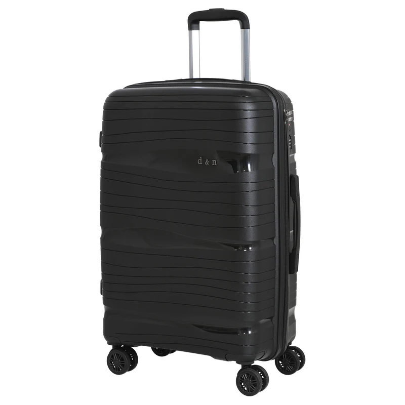 D&N Travel Line 4300 - 4-Rollen-Trolley M 66 cm (black)