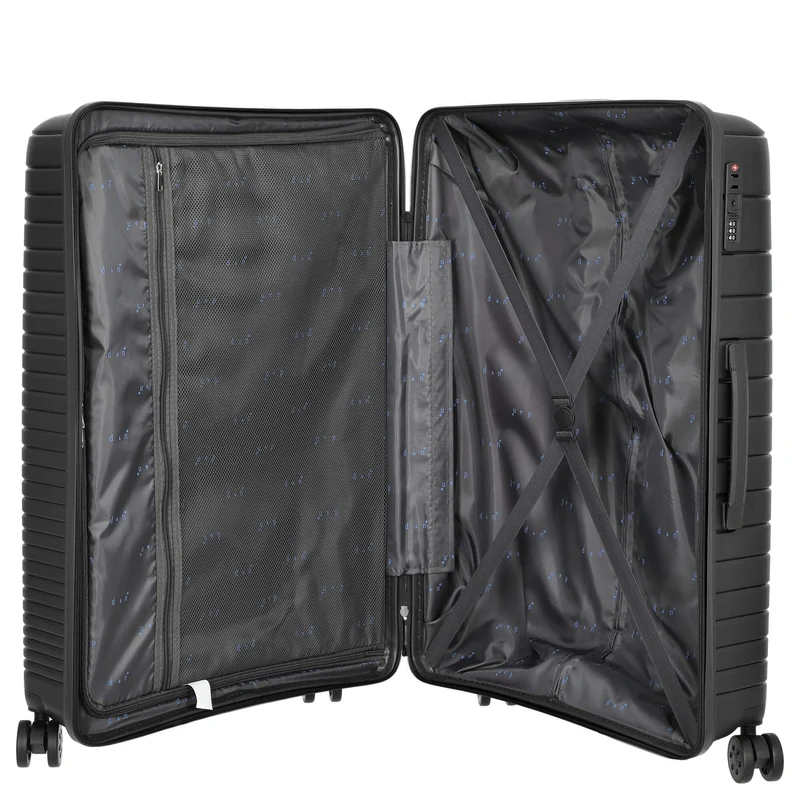 D&N Travel Line 4600 - 4-Rollen-Trolley L 75 cm (black)
