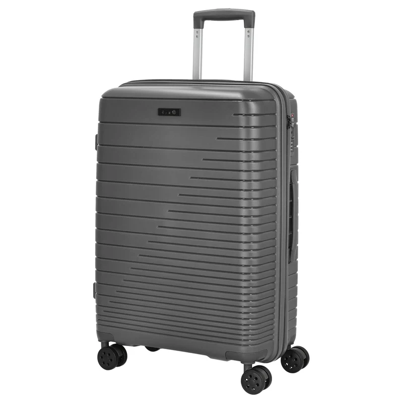 D&N Travel Line 4600 - 4-Rollen-Trolley M 65 cm (grey)