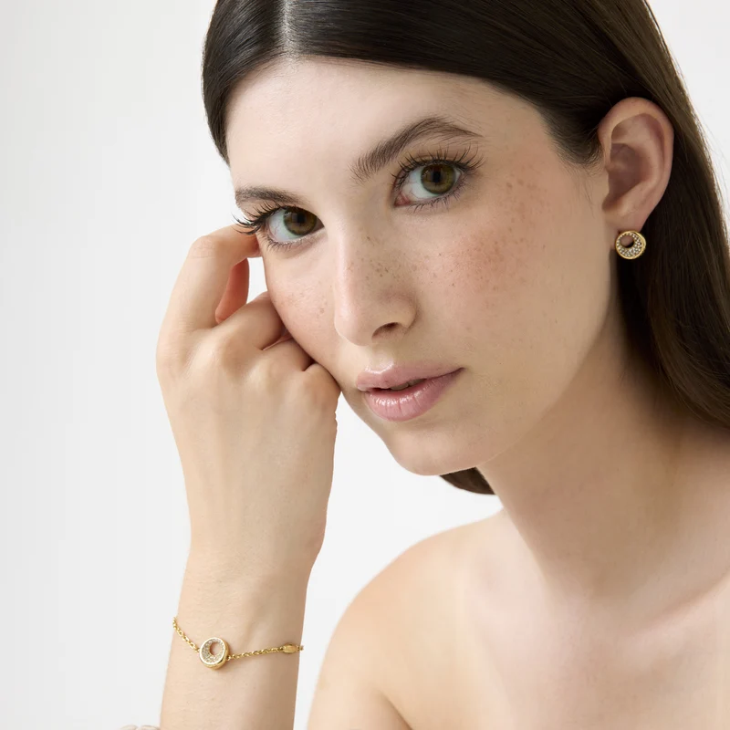 Guess Moon Drops Gold-coloured Bracelet JUBB06246JWYGS