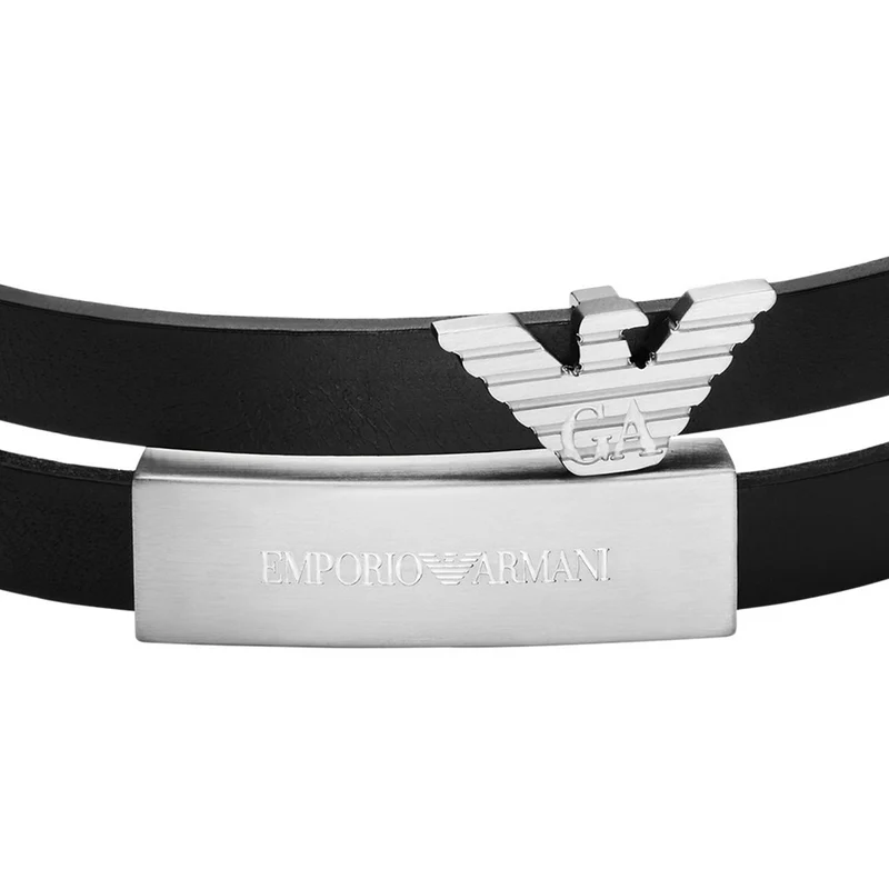 Emporio Armani Leather Men's Bracelet EGS3311040