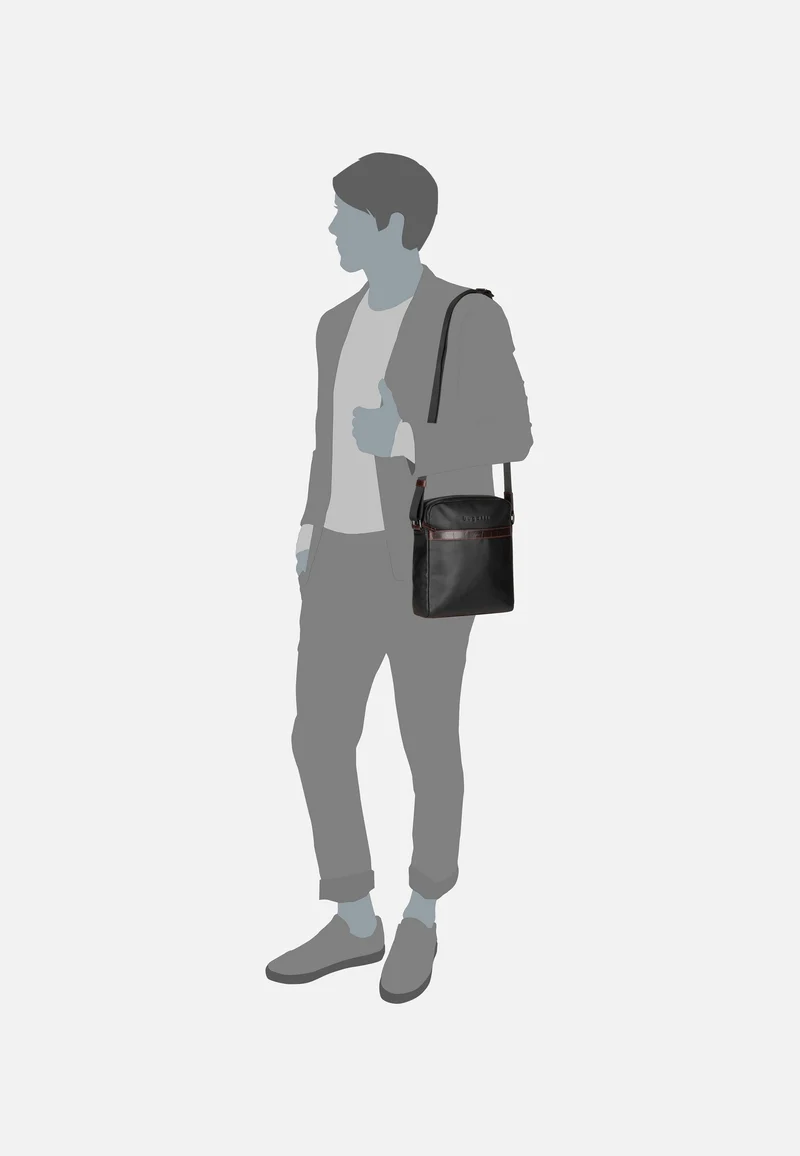 Corso DeLuxe 1655 Schwarz - Crossbody Bag