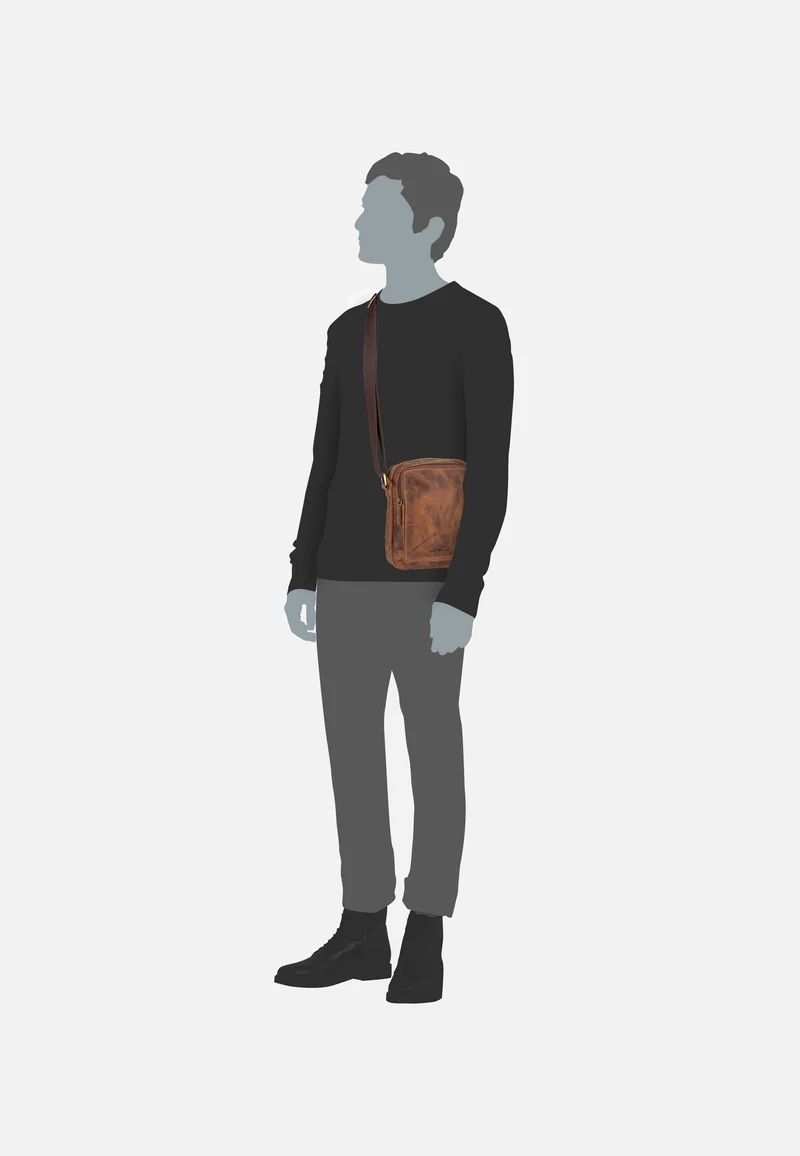 Vintage 1555 Sattelbraun - Crossbody Bag