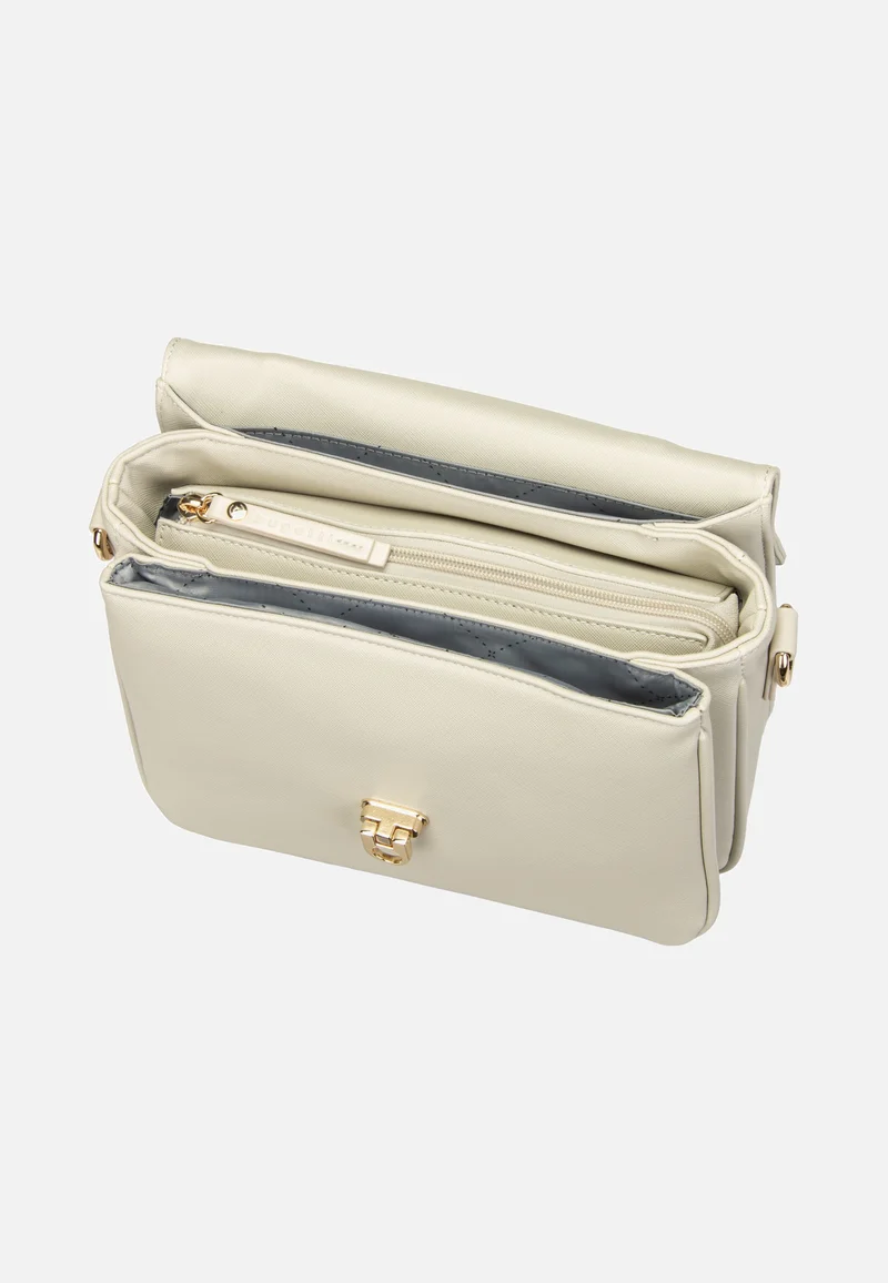 Ella Saffiano Classic Bag Beige - Umhängetasche