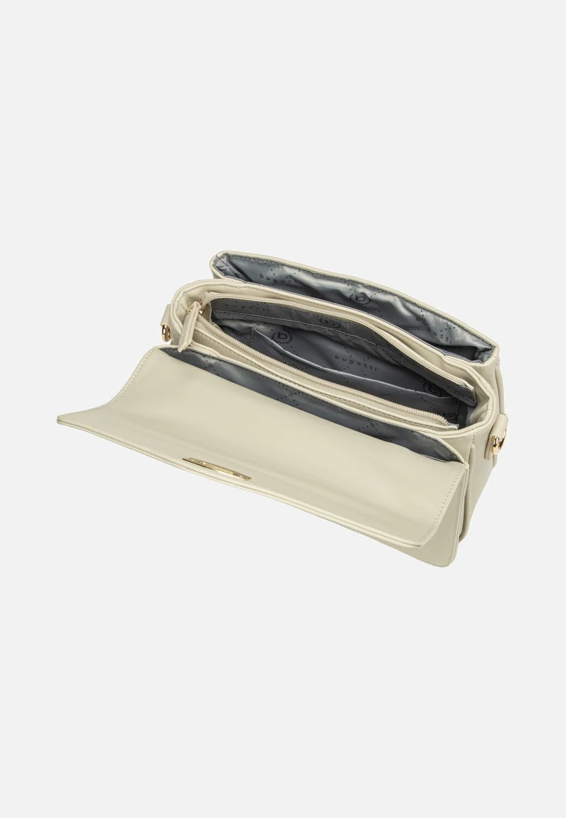 Ella Saffiano Classic Bag Beige - Umhängetasche