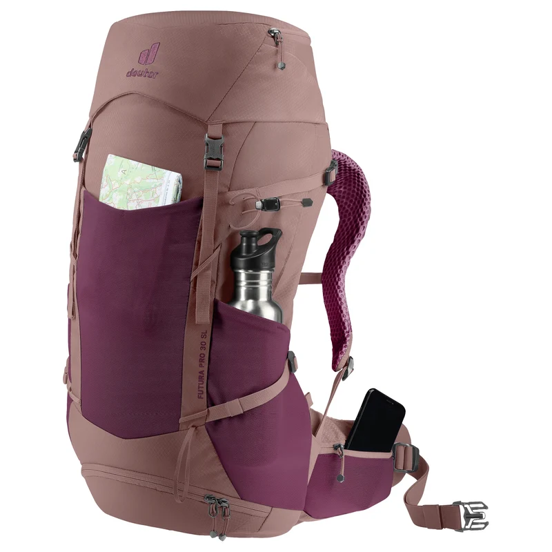 Deuter Futura Pro 30 SL - Wanderrucksack 61 cm (cassis-ashrose)