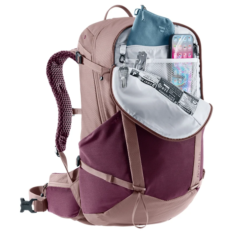 Deuter Futura 25 SL - Wanderrucksack 52 cm (cassis-ashrose)
