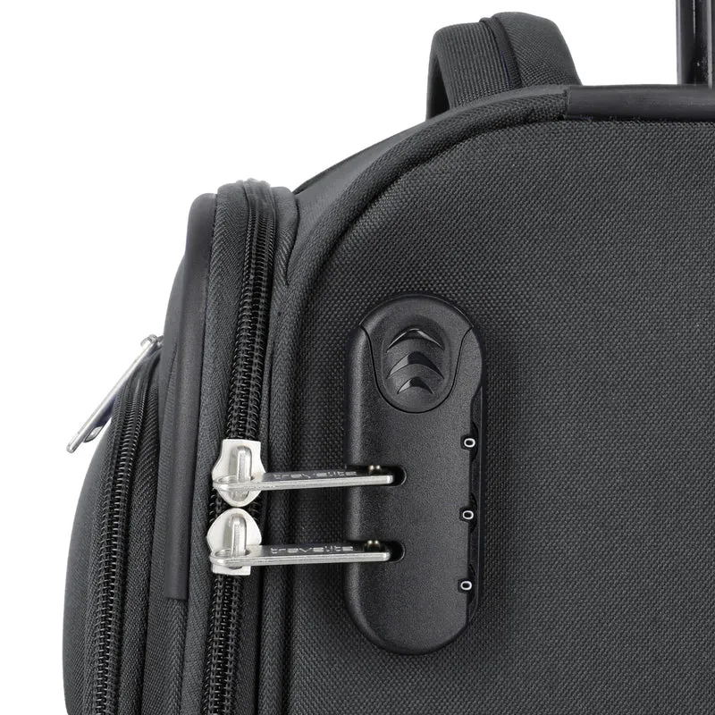 Travelite Priego - 4-Rollen-Kabinentrolley 55 cm (anthracite)