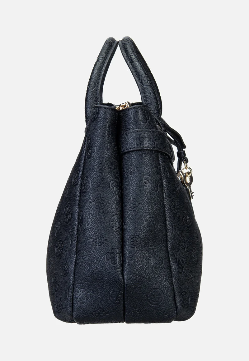 Ella Logo Large Girlfriend 46060 Black Logo - Satchel