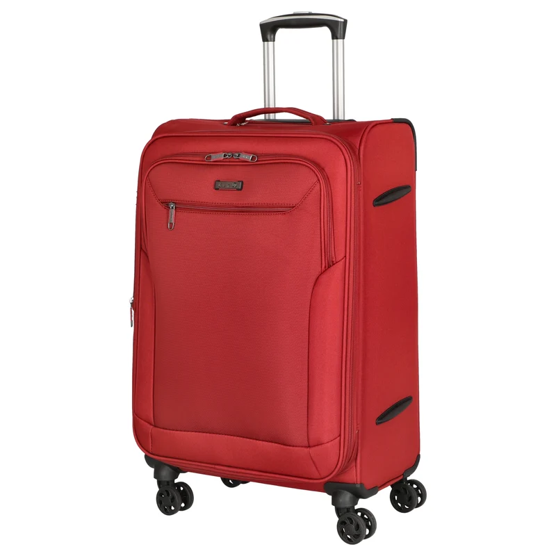 D&N Travel Line 6804 - 4-Rollen-Trolley M 66 cm (dunkelrot)