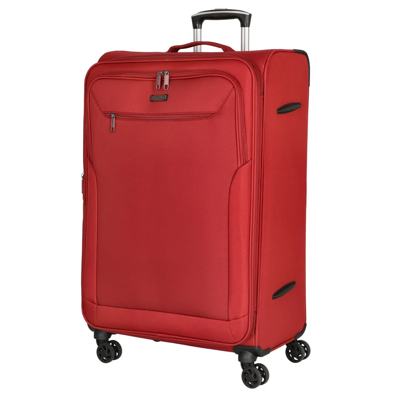 D&N Travel Line 6804 - 4-Rollen-Trolley L 76 cm (dunkelrot)