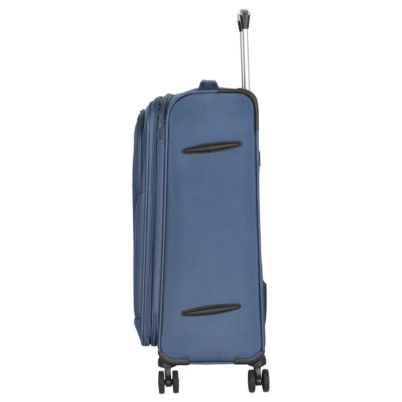 D&N Travel Line 6804 - 4-Rollen-Trolley M 66 cm (blau)