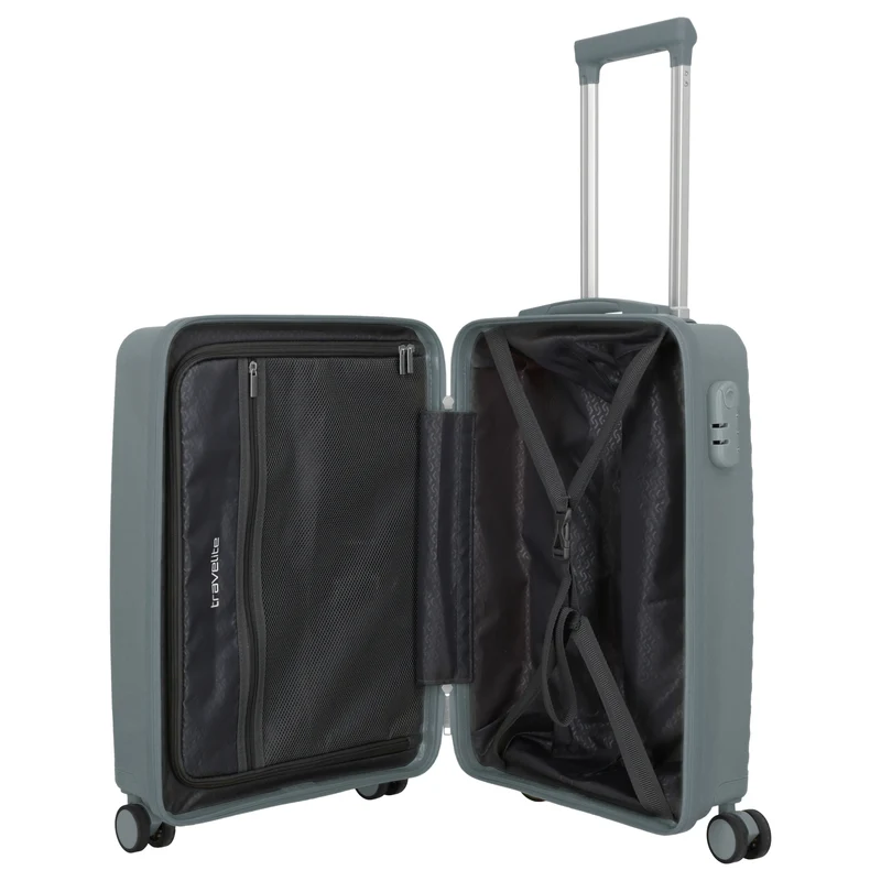 Travelite Pacific - 4-Rollen-Kabinentrolley 55 cm (anthracite)