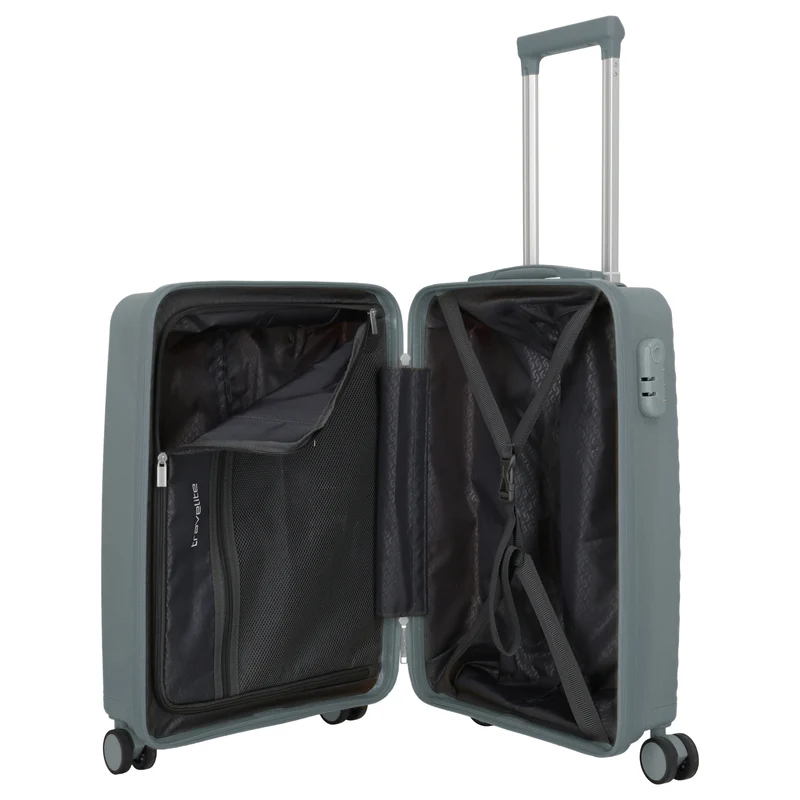 Travelite Pacific - 4-Rollen-Kabinentrolley 55 cm (anthracite)