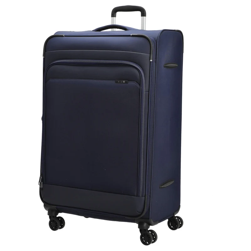 D&N Travel Line 9504 - 4-Rollen-Trolley L 76 cm erw. (navy)