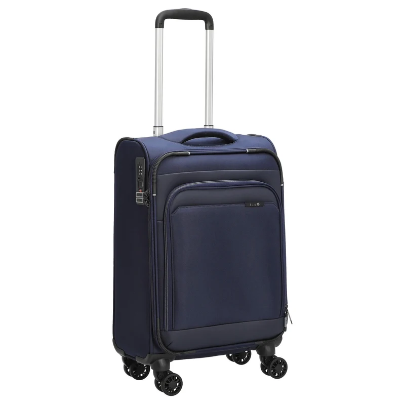 D&N Travel Line 9504 - 4-Rollen-Kabinentrolley S 55 cm (navy)