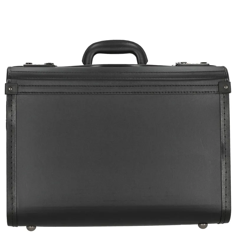 D&N Business - Pilotenkoffer 46 cm PU (schwarz)