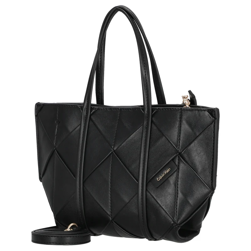 Calvin Klein Woven Mini Tote - Umhängetasche (black)